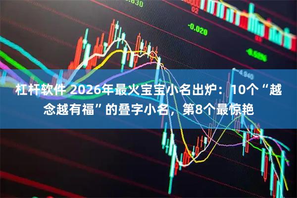 杠杆软件 2026年最火宝宝小名出炉：10个“越念越有福”的叠字小名，第8个最惊艳